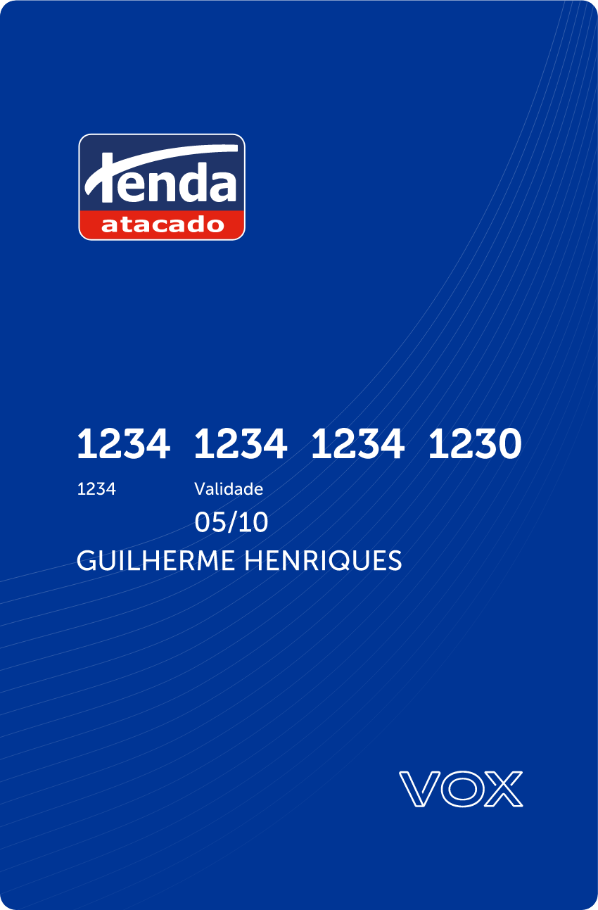 Cartão Tenda Pessoa Jurídica